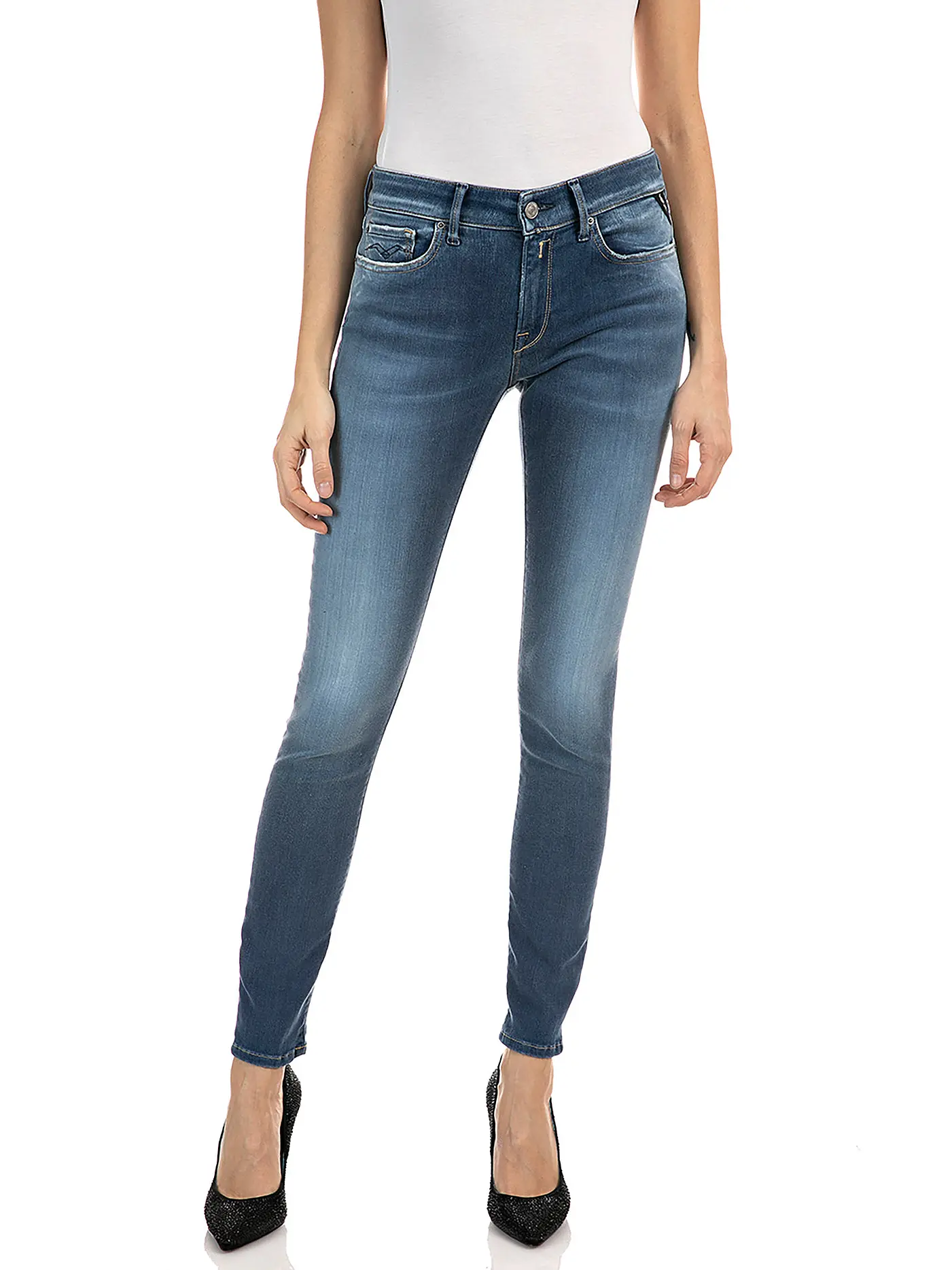 REPLAY | Highwaist Jeans Slim Fit " Luzien " Hyperflex | 